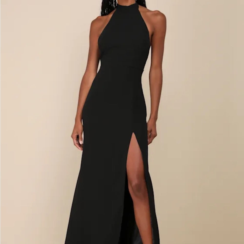 Lulu's Black Maxi Dress